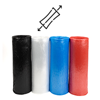 Colored Coreless Pre-Stretched Hand Stretch Wrap