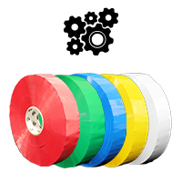 Colored Machine Length Tape Colored Machine Length Tape