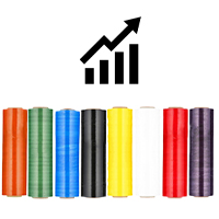 Colored Performance Machine Length Stretch Wrap