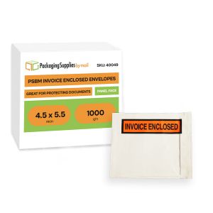 Invoice Enclosed Envelopes - 4.5 x 5.5 Inch - Panel Face - 1000/Case