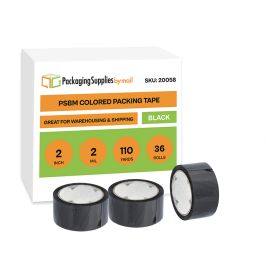 Black Color Packing Tape 36 Qty