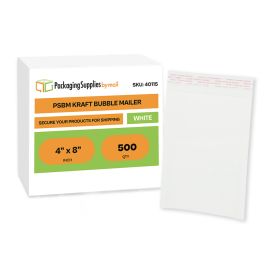 Mailers White Kraft Bubble 500 Pack