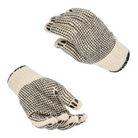 mens pvc double sided dotted gloves