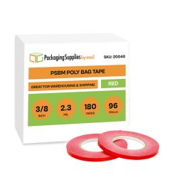 Red Poly Bag Tape 96 Qty