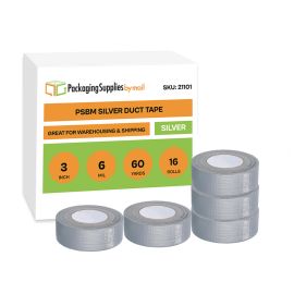 Silver Duct Tape 16 Qty 3 Inch