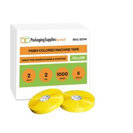 Yellow Color Machine Length Tape 6 Qty