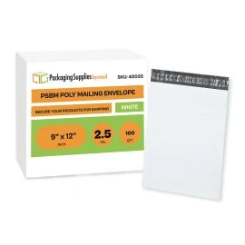 2.5 Mil Poly Mailers 100 Qty