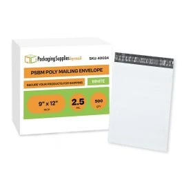 2.5 Mil Poly Mailers 500 Qty