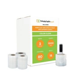 Cast Mini Stretch Wrap With Spinner Handle 18 Qty