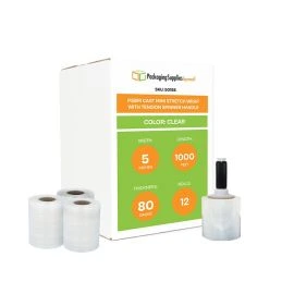Cast Mini Stretch Wrap With Tension Spinner Handle 12 Qty