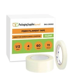 Clear Filament Tape 72 Qty