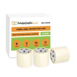 Clear Label Protection Tape 12 Qty