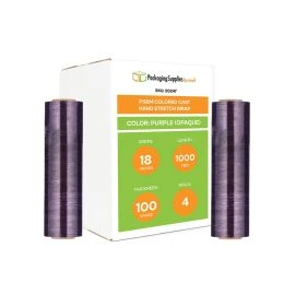 Colored Cast Hand Stretch Wrap Purple 4 Qty