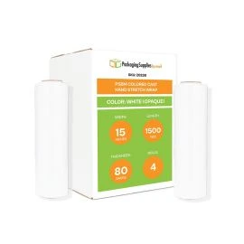 Colored Cast Hand Stretch Wrap White 4 Qty