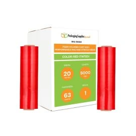 Colored Cast High Performance Machine Stretch Wrap Red Tinted 1 Qty