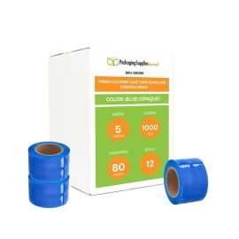 Colored Cast Mini Bundling Stretch Wrap Blue Opaque 12 Qty