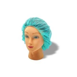 Green Disposable Bouffant Caps