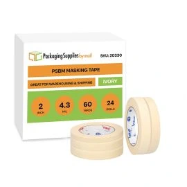 Ivory Masking Tape 24 Qty 4.3 Mil