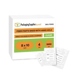 Parts Bags with Hang Hole 1000 Qty 8 x 10 Inch