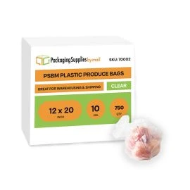 Plastic Produce Bags 750 Qty 12 x 20 Inch