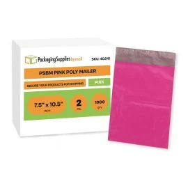 Poly Mailers 1000 Qty Pink