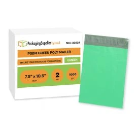 Poly Mailers Green 1000 Qty