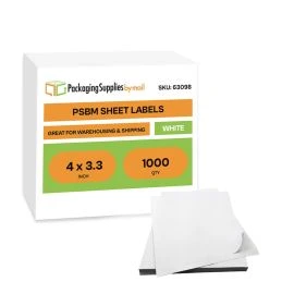 Sheet Labels 1000 Qty 4 Inch x 3.3 Inch