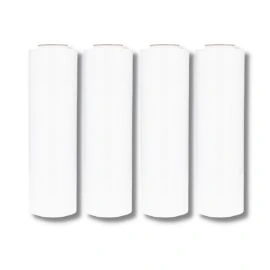 Hand Stretch Wrap - Tinted White - 18" x 1500' x 80 Ga - 4 Rolls/Case