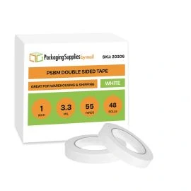 White Double Sided Tape 48 Qty
