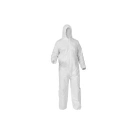 White Polypropylene Coveralls