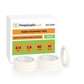 White Strapping Tape 96 Qty