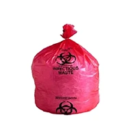 Low Density, 1.5 Mil, Biohazard Waste Liner Bags