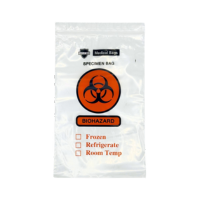 2 Wall Biohazard Specimen Bags
