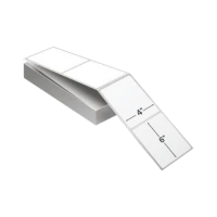 Fanfold Direct Thermal Labels