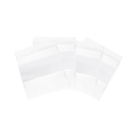 White Block Poly Bags